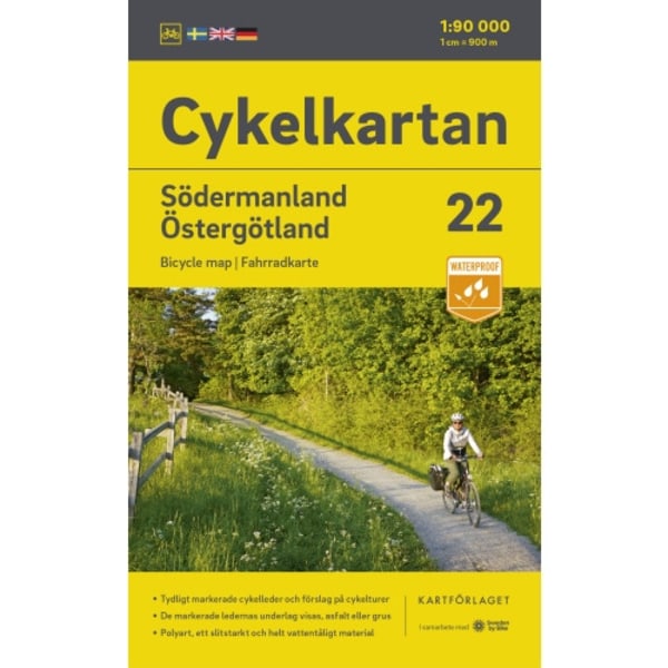 Cykelkartan Blad 22 Södermanland/Östergötland 2023-2025