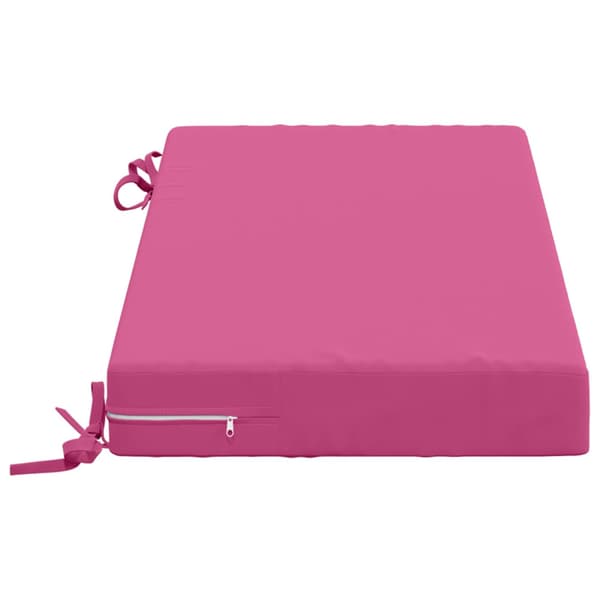 Bänk kudde SOEST 100% Polyester Rosa 80 x 40 x 8 cm