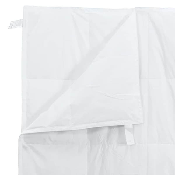 Täckeset med kudde 3 pcs Vit Dunfjäder