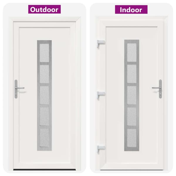 Framdörr 98 x 208 cm PVC Vit