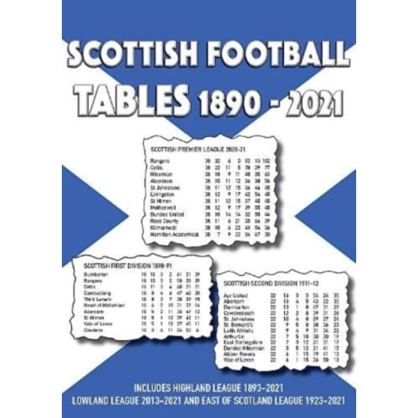 Scottish Football League Tables 1890-2021 (häftad, eng)