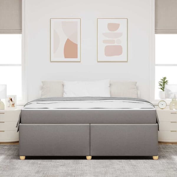 Sängram Taupe 180 x 200 cm tyg