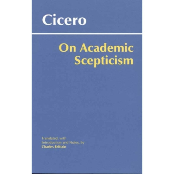 On Academic Scepticism (häftad, eng)