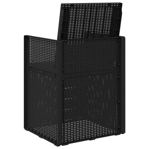 Trädgårdsmatstolar 2 pcs Antracit PP