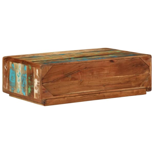 Soffbord 89x55x29 cm massivt återvunnet trä