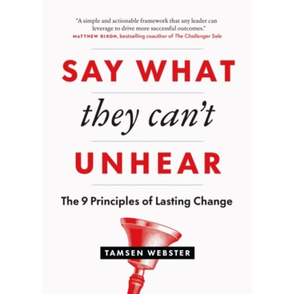 Say What They Can't Unhear (häftad, eng)