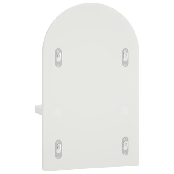 Vägg hylla 2 st Vit 23 x 13.5 x 37.5 cm Konstruerat trä