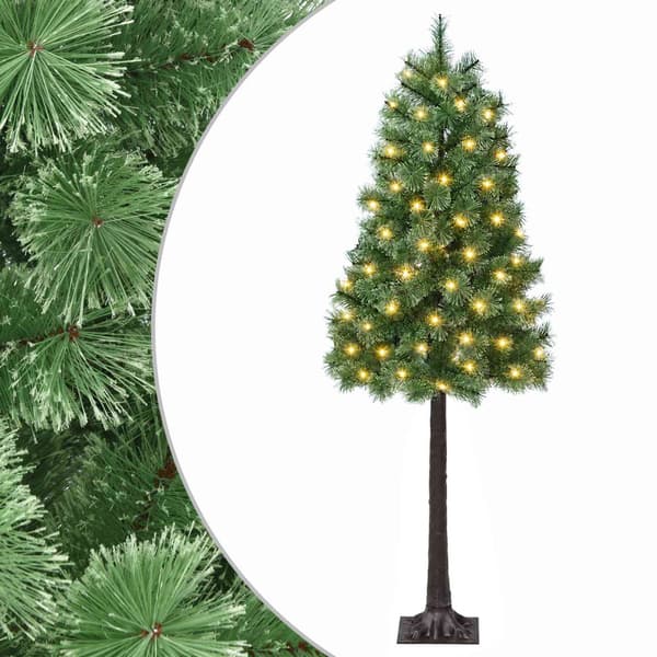 Plast Hingad Julgran 180 cm 300 LED-lampor Varmvit