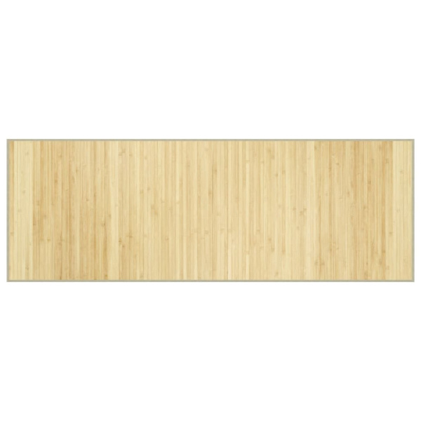 Matta rektangulär ljus naturlig 70x200 cm bambu