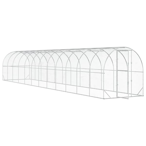 Hönsgård Silver 1200 x 200 x 200 cm Galvaniserat stål