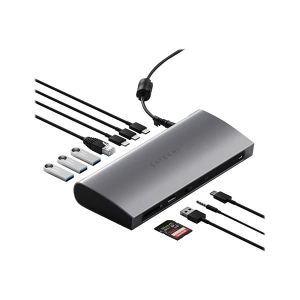Satechi - dockningsstation - Thunderbolt 4 - 3 x Thunderbolt - 1GbE