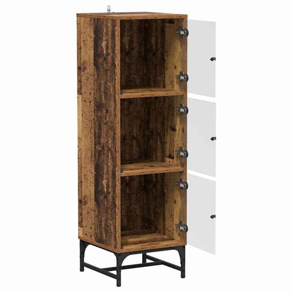 Sideboard Gammalt trä 35 x 37 x 117 cm