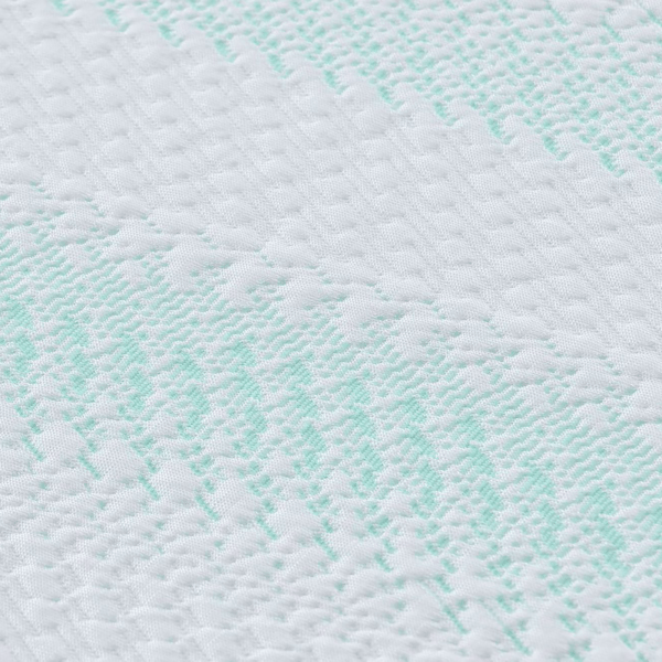 Madrasskydd Vit och grön 70 x 200 cm Jacquard tyg