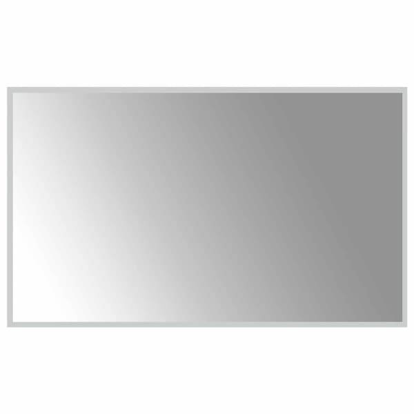 LED Badrumsspegel Transparent 100 x 60 cm härdat glas
