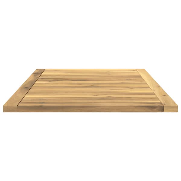 Bordsskiva 80,5 x 49 x 2 cm Rektangulär Massivt Akaciaträ Vit
