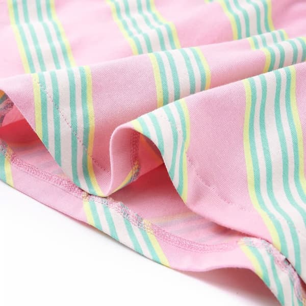 Barnklänning med snöre rosa 104