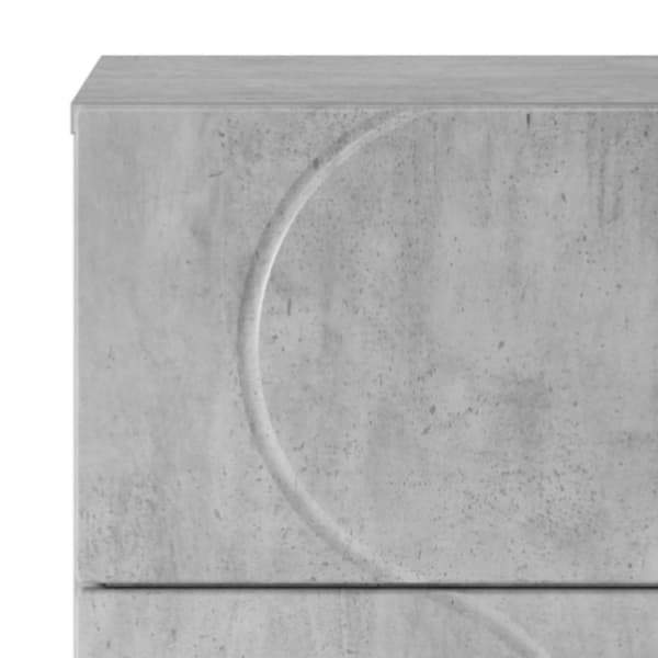 Sideboard Betonggrå 33,5 x 34,5 x 75 cm Konstruerat trä