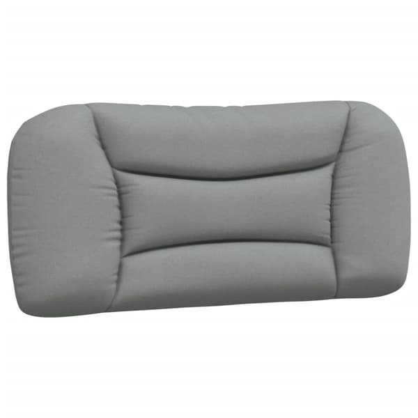 Headboard Cushion "Hvar" Light Grey 80 cm Fabric