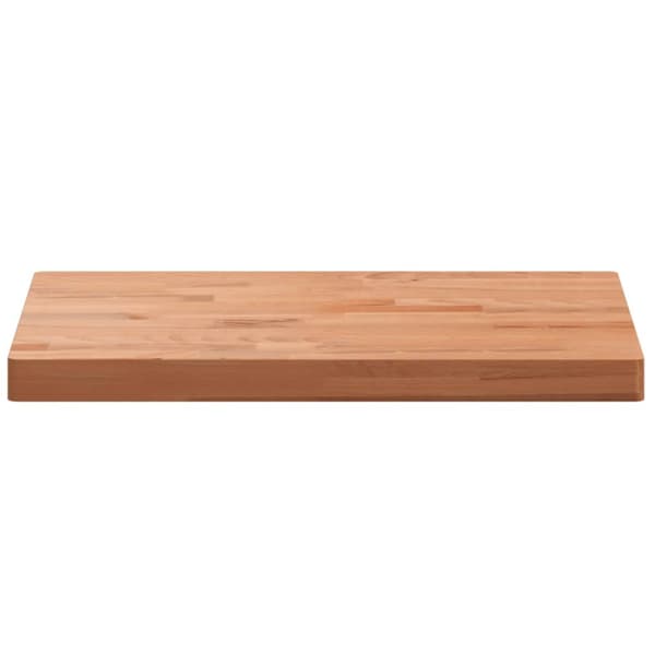 Bordsskiva 60x40x4 cm rektangulär massivt bokträ
