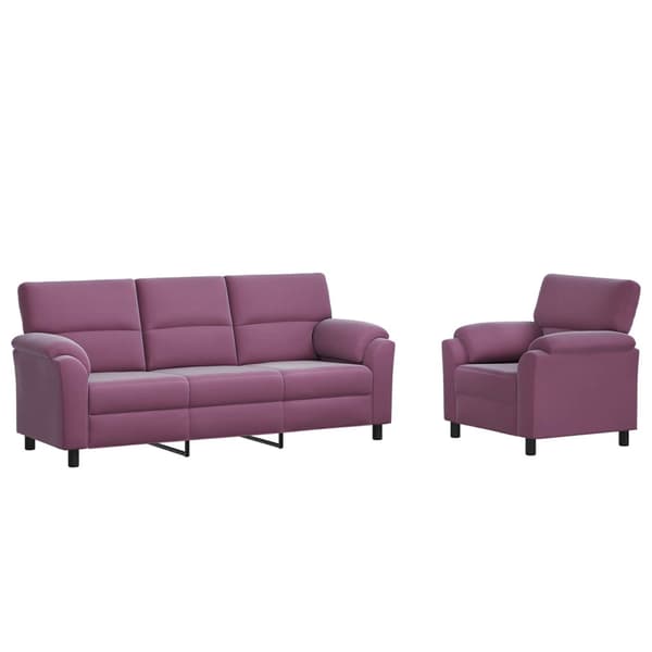 Soffset 2 st Lila Sammet