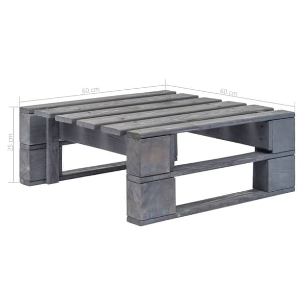 Pallottoman grå impregnerad furu