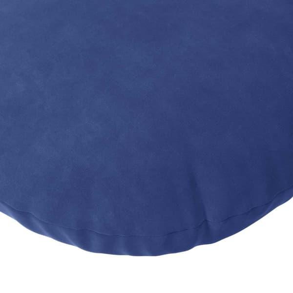 Sittkuddar 2 pcs Polisblå Ø60 x 21 cm Sammet