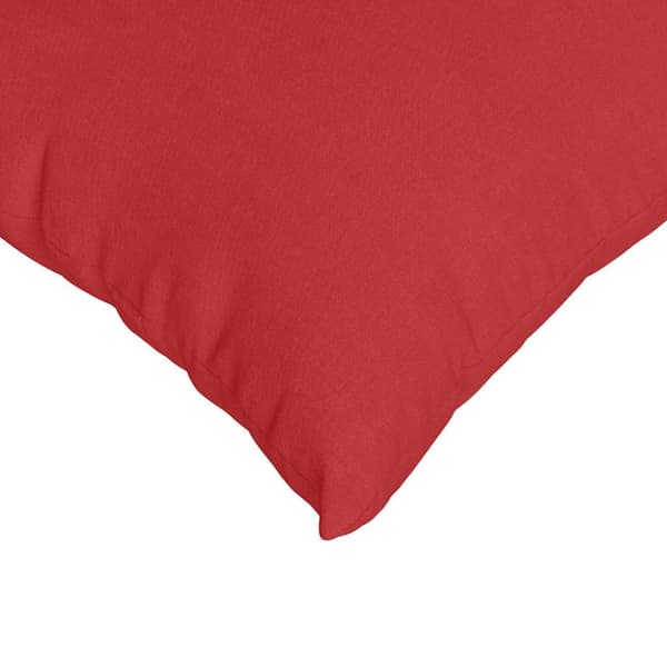 Sofakuddar 2 pcs Röd 50 x 50 cm tyg