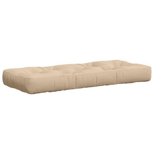 Pallkudd VIANEN 100% Polyester Gräddvit 120 x 40 x 12 cm