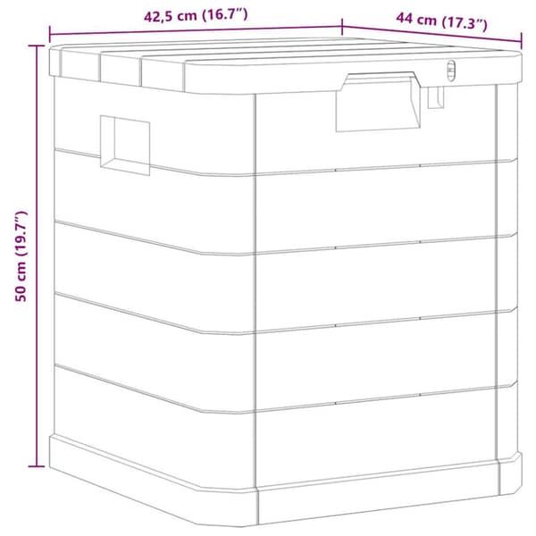 Dynbox 90 L brun