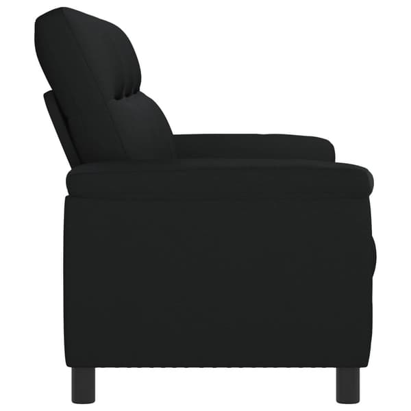 Soffa Svart 214 x 90 x 95 cm Tyg