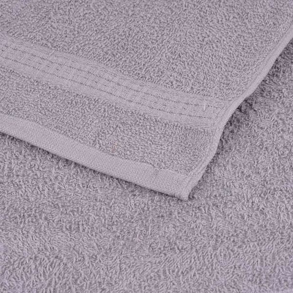Handdukar FROGN 2 st grå 50x100 cm 360 gsm