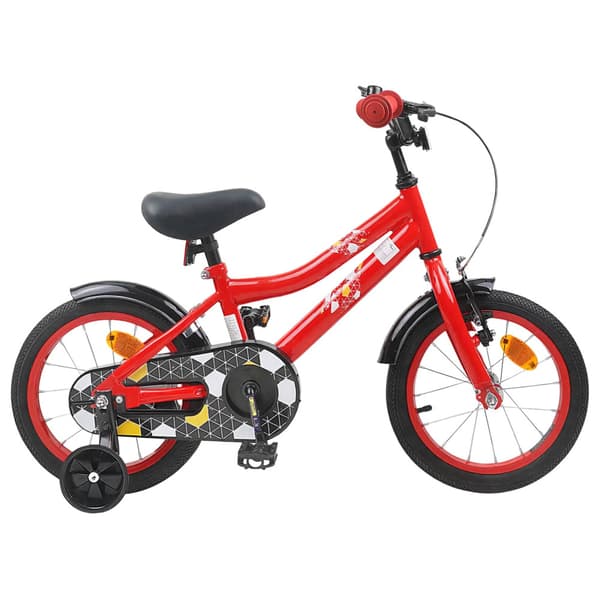 Barncykel 12 Tum för 2-4 åringar Röd