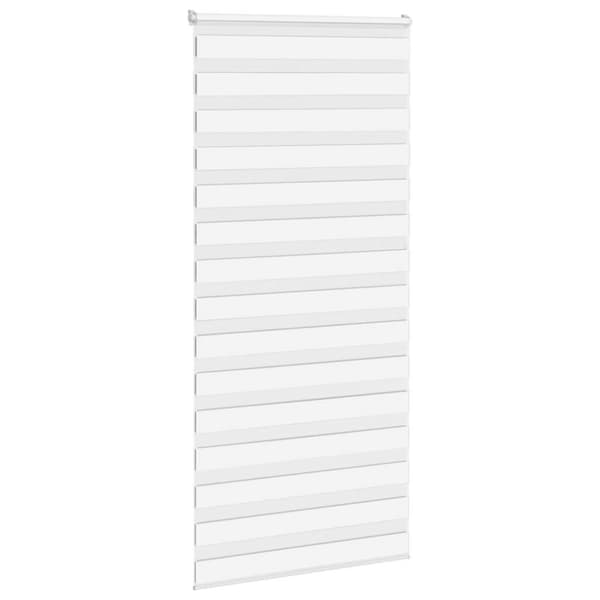 Rullgardin zebra vit 95x230 cm tyg bredd 90,9 cm polyester