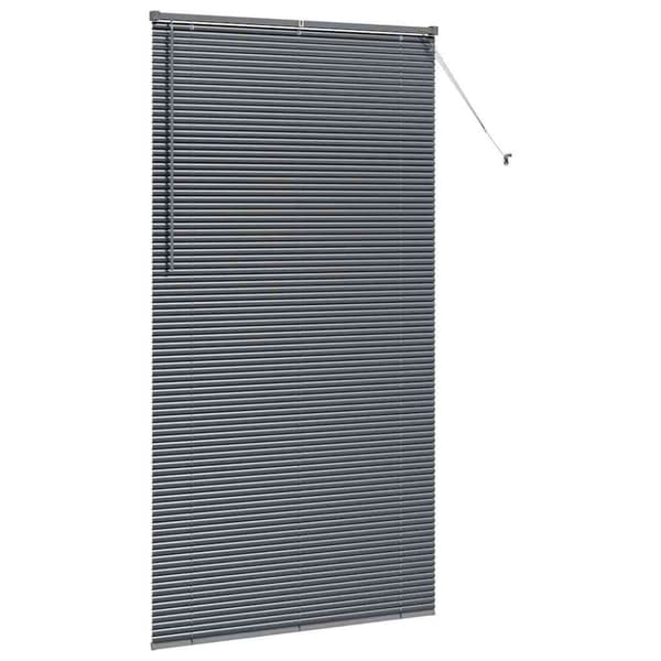 Persienner Mörkgrå 220 x 120 cm Aluminium