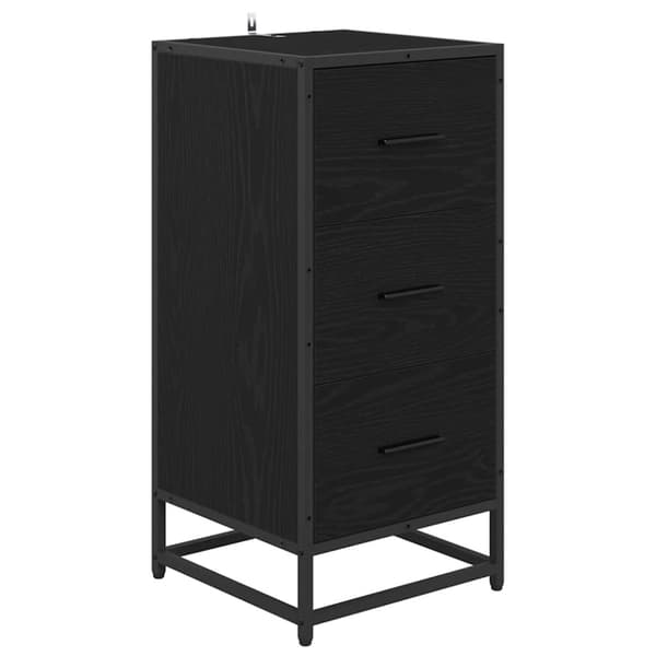 Sideboard Svart Ek 35,5 x 35 x 76 cm