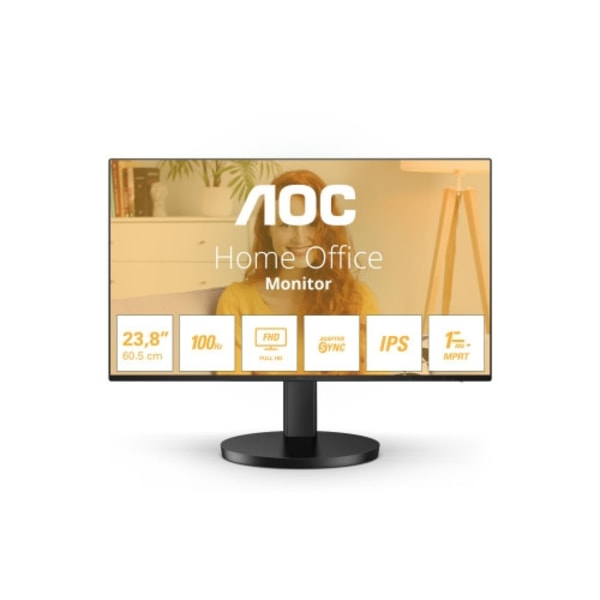 AOC Basic-line 24B3HA2 - LED-skärm - Full HD (1080p) - 24" Svart