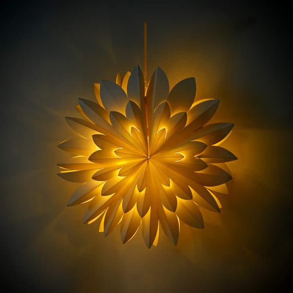Julbelysning RAAHE 10 LED-lampor Varmvit 45 x 17 x 45 cm