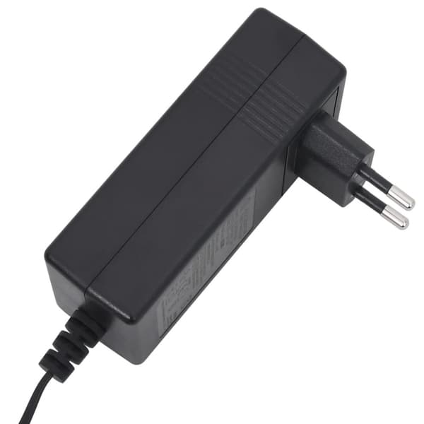 Elektrisk massagefåtölj vinröd tyg