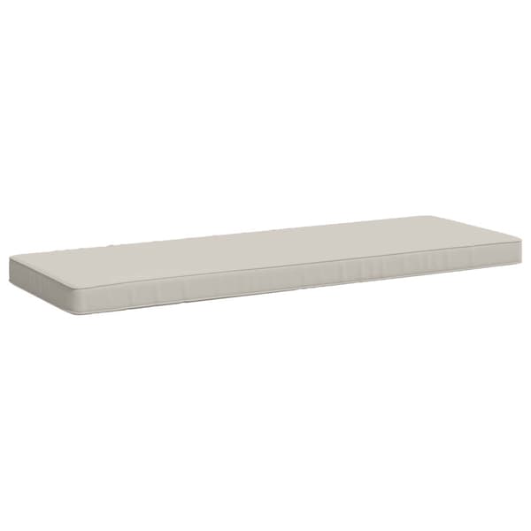 1-delad Bänk Kudde VUGHT 100% Polyester Vit 110 x 40 x 5 cm