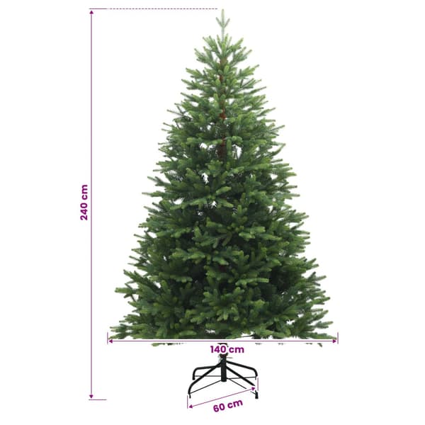Plast Hingad Julgran 240 cm 300 LED-lampor Varmvit