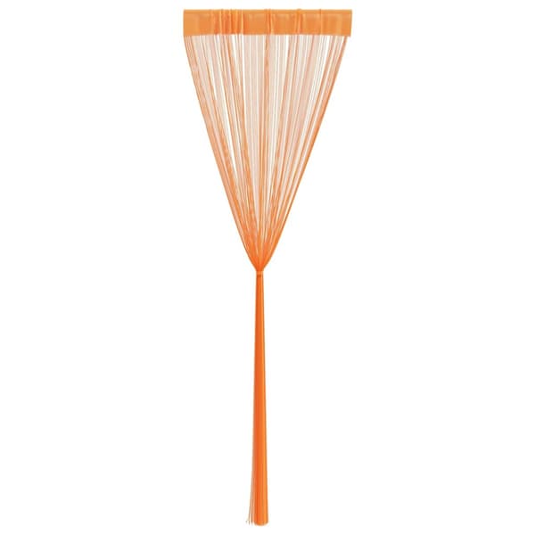 Stränggardiner 2 st orange 140x250 cm