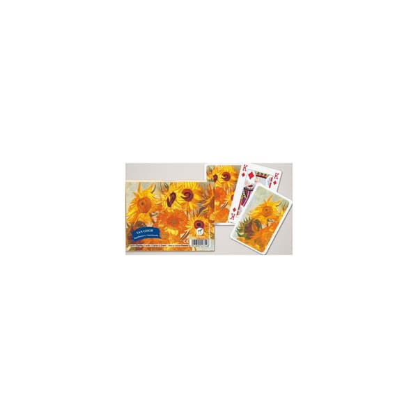 Spelkort DeLuxe Van Gogh Sunflowers Double Deck