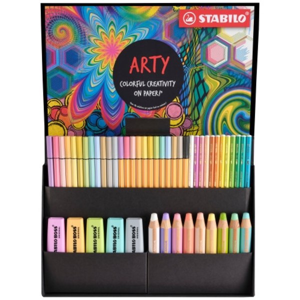 Stabilo - ARTY 50 stk Assorted Pastel - (204097)
