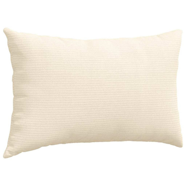 Sofakuddar 2 pcs Kräm 50 x 30 cm Kordread tyg