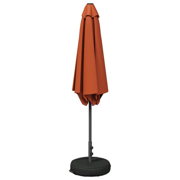 Trädgårdsparasol 270 x 270 cm Polyester Rektangulär Terracotta