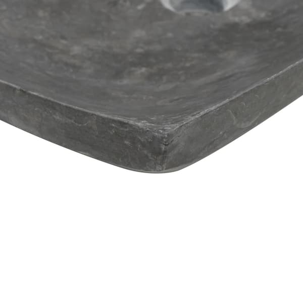 Handfat 50x35x12 cm marmor svart
