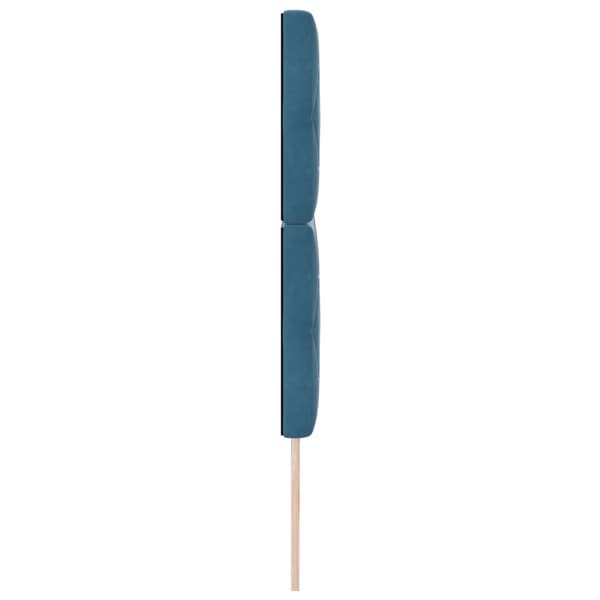Huvudgavel Mörkblå 200 cm Sammet
