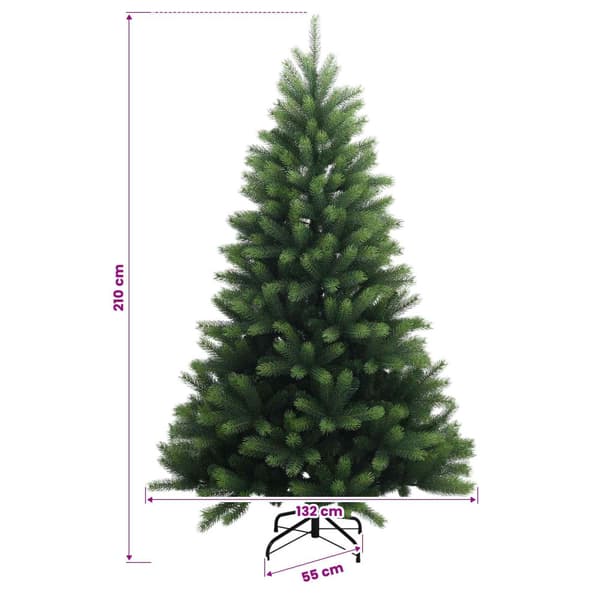 Plast Hingad Julgran 210 cm 300 LED-lampor Varmvit