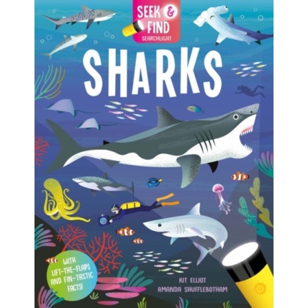 Seek and Find Sharks (inbunden, eng)