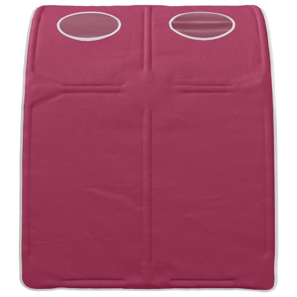 Sängtunnel 2 pcs Röd 211 x 67,5 x 2 cm Polyester